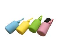 NIYANGLE 6pcs Essential Oil Bottle Holder with Adjustable Strap and Anti-Slip Design Protective Carrying Case for 5ml Roller Bottles Can be Looped Around Belt Loop or Random Color