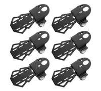 NIYANGLE 6pcs Folding Rear Bike Pedals Non-slip Footrests Thickened Foot Pegs for Mountain and Electric Bikes Suitable for Cycling and Outdoor Recreation