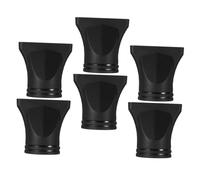 NIYANGLE 6pcs Hair Dryer Concentrator Nozzle Replacement Plastic Duckbill Flat Blow Styling Tool Heat Resistant Attachment for Fast Drying and Precise Hairdressing Fit for Salon and Barber