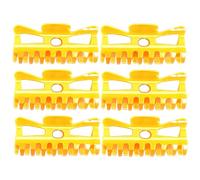 NIYANGLE 6pcs Hot Roller Clips Hair Curling Styling Tools Professional Roller Jaw Clamp for Hair Volume