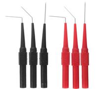Niyangle 6Pcs Multimeter Test Probes Wire Piercing Needle Probes Straight & Angled Electrical Tester for Automotive Industrial Home Use