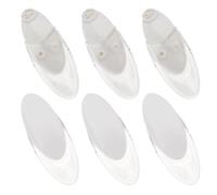 NIYANGLE 6pcs Plastic Roller Blind Handles for Vertical Blinds with Easy Curtain Control and Wear-Resistant Material Suitable for Home and Office Curtain Repair