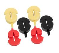 NIYANGLE 6pcs Premium Rubber Violin Mutes for Violin and Viola Lightweight and Sturdy for Quiet Practice