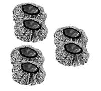 NIYANGLE 6pcs Reusable Hair Dye Caps Foil Deep Conditioning Shower Caps for All Hair Types Elastic and Anti-static for Home and Salon Use