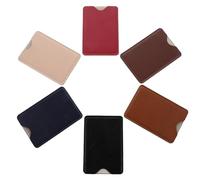 NIYANGLE 6pcs RFID Blocking Card Protector Sleeve with Pu Anti-Magnetic Material, Multipurpose Compatibility and Portable Design for Daily Errand Runs and Travel, Credit Card Security