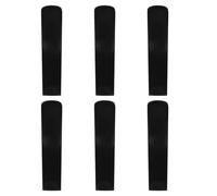 NIYANGLE 6pcs Tenor Saxophone Reeds Strength Synthetic Replacement for Beginner Students and Professional Saxophonists Precision Engineered for Stability and Sound