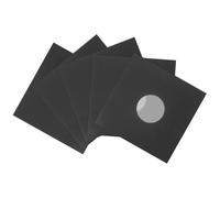 NIYANGLE 6pcs Vinyl Record Album Sleeve Record Outer Protector Black Kraft Paper Po Protective Sleeve Good Protection Reasonable Opening Design