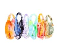 NIYANGLE 6pcs Women Elastic Headbands Wide Hair Bands for Yoga Workout Running Baseball Cross Headband Design Hair Ornament