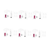 NIYANGLE 6sets Diy Lipstick Making Mold Tools Lip Balm Diy Simple Shaping Mold Accessories for Cosmetics