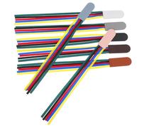 NIYANGLE 7pcs Bible Ribbon Bookmarks Vibrant PU Ribbon Page Markers for Bible and Book Lovers Easy to Use Tabs for Study and Annotation Faith Sharing
