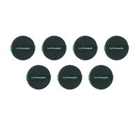 NIYANGLE 7pcs Green Hydrophilic Polyurethane Facial Powder Puff Set, Dual-sided Sponge for Wet and Dry Use, Saves Powder and Acts as Barrier against Oily Skin, for Foundation Full Coverage