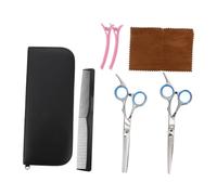 NIYANGLE 7pcs Professional Hairdressing Kit Hair Cutting Scissor Set Barbering Equipment