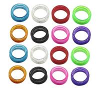 NIYANGLE 80pcs Large Silicone Finger Protector Rings for Scissors Durable Soft Shear Inserts for Comfortable Hair Cutting and Dog Grooming Fit for Professional Barbers and Pet Trimming