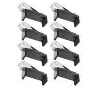 NIYANGLE 8pcs Adjustable Garage Door Opener Remote Holder Clips for Car Visor Universal Abs Material Car Visor Clip Compatible Garage Remote Fob Simple Installation Organizers Accessory
