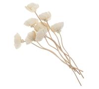 NIYANGLE 8pcs Aromatherapy Rattan Sticks with Rose Design for Essential Oil Diffusers Home Fragrance Decoration Fast Absorbing Scented Oil Sticks for Indoor Aromatherapy and Natural