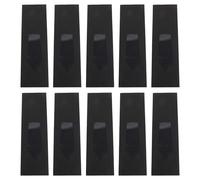 NIYANGLE 8pcs Black Paper Tie Boxes with Window for Men and Women, Necktie Packaging Case with Wrinkle Protection and Efficient Display, for Home Storage and Father's Day