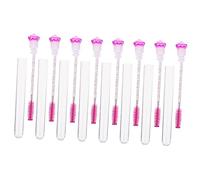 NIYANGLE 8pcs Diamond Eyelash Tubes Set Portable Refillable Mascara Tube and Lash Comb for Easy Application for Professional Beauty Salons and Personal Use Your Makeup Routine