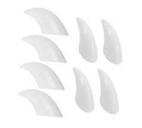 NIYANGLE 8pcs DIY Fursuit Paws Claw Nails Realistic Animal Press Costume Accessories for Halloween Cosplay Carnivals and Conventions