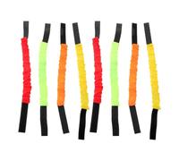 NIYANGLE 8pcs Elastic Legged Race Ties for Two People Made with Sturdy Oxford Cloth Featuring Fast Setup and Reducing Confusion for Gym Class or Backyard Team Building Games