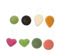 NIYANGLE 8pcs Facial Makeup Sponges Reusable Exfoliating Cleansing Puff for Skin Pore Cleaning and Makeup Removal Soft Hydrating Face Sponges Random Colors for Women and Travel Random Color
