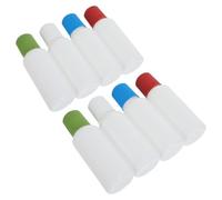 NIYANGLE 8pcs Liquid Application Bottle Sponge Head Paint Applicator for Crafts Glue Dispenser Reusable Empty Sponge Tip Bottle for Paint Glue Crafts
