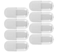 NIYANGLE 8pcs Refillable Lip Gloss Tubes Empty with Wand for DIY Makeup, 3ml Oval Plastic Lip Balm Containers, Stylish White Cosmetic Tubes for Home and Personal Use