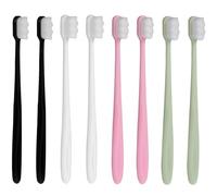NIYANGLE 8pcs Ultra Soft Toothbrush for Sensitive and Fragile Gums with Full Cleaning Function and Plastic Handle, for Postpartum Oral Care and Freshening Breath