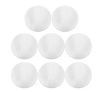 NIYANGLE 8Pcs White Magnetic Hanging Hooks Strong Magnet Hooks for Kitchen Fridge Locker, Punch-Free Coat and Towel Holder Set, Damage-Free Wall Storage Solution