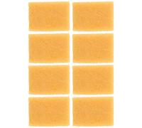 NIYANGLE 8pcs Yellow Rubber Art Erasers Elastic Watercolor Eraser Adhesive Remover Small Round Art Cleaner for Precise Residue Pick-up