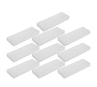 NIYANGLE Aa Battery Organizer Storage Case with Hard Shell and Stackable Design 10pcs Moisture Resistant Pp Plastic Holder Matte Surface with Label Area for Easy for Office and Drawer Use