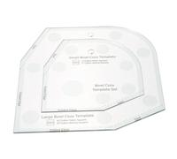NIYANGLE Acrylic Bowl Cozy Template Ruler for Sewing Bowl Mat Patchwork Quilting Pattern Stencil for Heat Insulation Craft Tool for DIY Projects