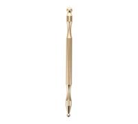 NIYANGLE Acupressure Massage Pen Multi-Area Application with Ball Shape Tip Brass for Trigger Points on Face, Eyes and Body, for Office and Travel Use