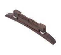 NIYANGLE Adjustable Rosewood Mandolin Bridge Replacement Mandolin Parts Accessory for Folk Instrument Sturdy Supplies for String Height Adjustment