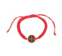 NIYANGLE Adjustable Saint Benedict Bracelet for Women Men Teens Religious Protection Wristband and Rope Material Vibrant Catholic Jewelry for Daily Wear and Special Occasions