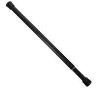 NIYANGLE Adjustable Tension Curtain Rod without Drilling, Multipurpose Telescopic Iron Rod for Shower Curtains and Clothes, Sl lack Design, Extendable Length from 50cm to 80cm