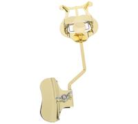 NIYANGLE Adjustable Trumpet Music Sheet Clip with Clamp Windproof Stability for Outdoor Marching Band Performances Ergonomic Lightweight Design Fits Various Brass Instruments