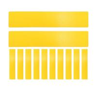 NIYANGLE Agility Training Markers High Visibility Design 12pcs Yellow Pvc Flat Spot Ground Marking Tools for Quick Setup and Removal for Basketball and Tennis Court in Multipurpose Venues