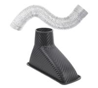 NIYANGLE Air Duct Front Intakes for Engine Cooling and Enhanced Performance Lightweight Sturdy Abs Car Air Intake Duct Black Automotive Accessory for Car Front Bumper