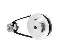 NIYANGLE Aluminium Alloy Timing Belt Pulley Synchronous Wheel for 3d Printer Replacement Accessories with Sturdy Metal Construction Suitable for Printer Replacement