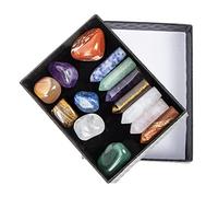 NIYANGLE Amethyst Crystal Stones Decorative Chakra Stones for Danish Pastel Room Decor
