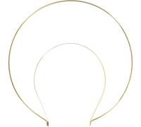 NIYANGLE Angel Crown Headband for Women, Gold Goddess Headpiece Diy Tiara Headdress for Wedding, Masquerade, Cosplay, Photography Props And Party Costume
