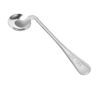 NIYANGLE Angled Spoon for Elderly and Disabled Ergonomic Lightweight Stainless Steel Feeding Utensil Right-Handed Design for Comfortable Eating Tableware for Weak Grip and Assisted Dining