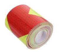 NIYANGLE Arrow Reflective Safety Tape 1 Roll Yellow Red Waterproof High-intensity Warning Strip for Vehicles Trailers Boats Outdoor Visibility and Caution Marking