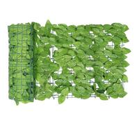 NIYANGLE Artificial Green Leaf Fence Panel 0.5x1m Balcony Rattan Simulated Plant Wall Decor Privacy Screen Garden Outdoor Patio