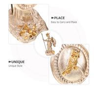 NIYANGLE Athena Goddess Figurine Miniature Statue Classical Greek Wisdom and War Deity Sculpture for Home Office Decor Elegant Ancient Aesthetics Statue for Art Lovers and Cultural