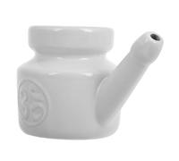 NIYANGLE Automatic Nasal Rinse Pot Ceramic Sinus Rinse Bottle for Adults Nose Wash Cleaner Yoga Seasonal Care