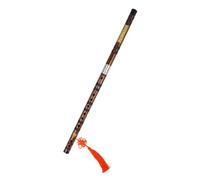 NIYANGLE Bamboo Flute Beginner D-tune Traditional Instrument Storage Box for Adults Practicing Musicians