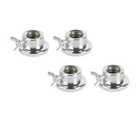NIYANGLE Barbell Lock Collars Iron Material 4 Pcs Screw Clamps with Anti-Rust Feature, Prevent Weight Plate Shaking for Dumbbell Bar and Weight Plate for Dead Lifts and