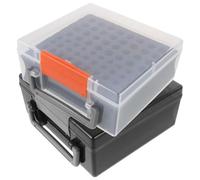 NIYANGLE Battery Storage Organizer Box with Categorized Compartments and Sturdy Handle Plastic Protective Case and Safe Property Management for Lithium and Alkaline Batteries