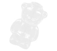 NIYANGLE Bear Shaped Glass Cup Cartoon Water Tumbler Creative Beverage Mug for Milk Tea Latte Juice 1pcs Glass Suitable for Cold and Hot Drinks